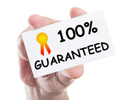 100% guarenteed