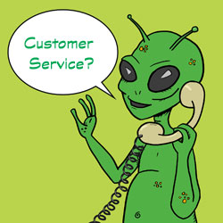 Alien calling