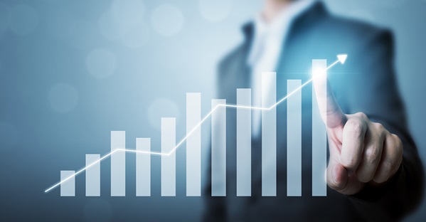 Business growth graph