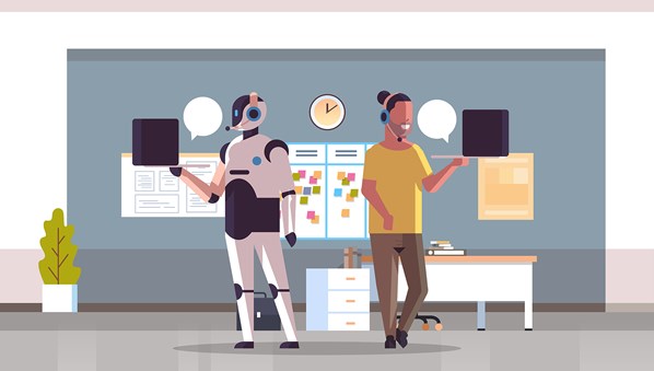 Robot customer support