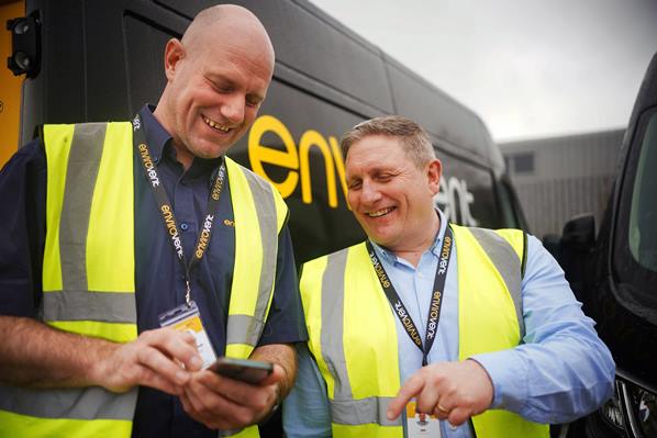 EnviroVent employees using BigChange Field Service Technology