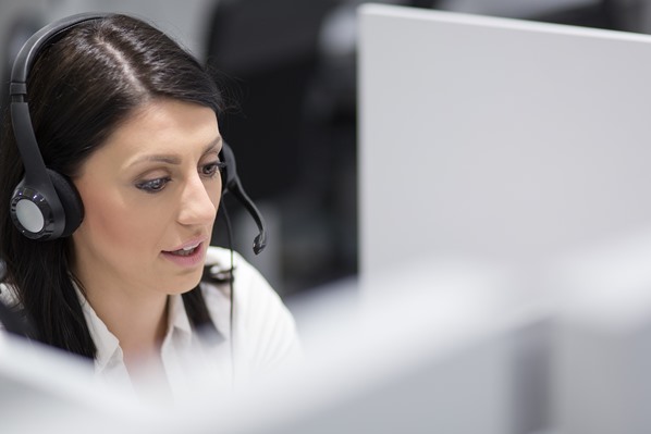 Call center employee