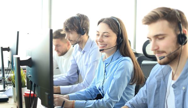 Contact center team