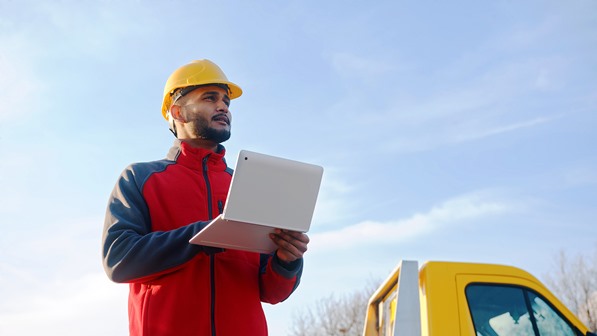 Environmental officer using EHS software