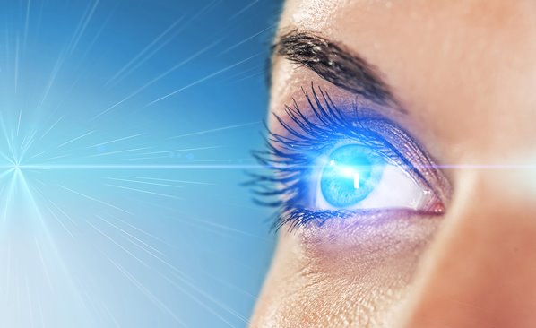 Eyes in light