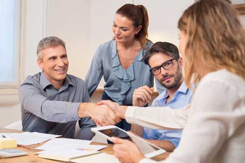 Customer service team