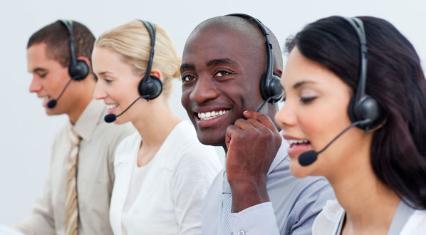 Customer service team
