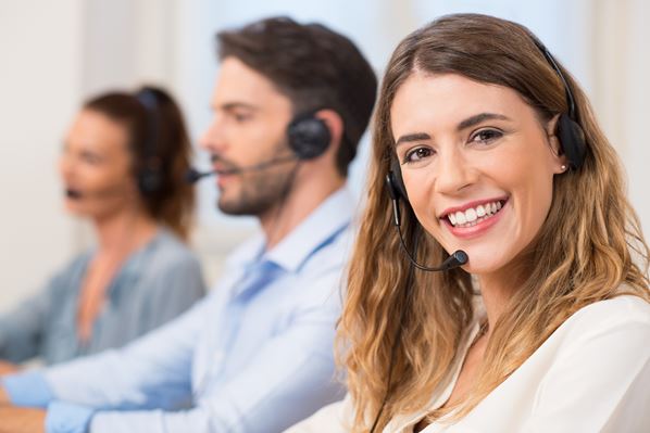 Healthy Customer Service Representative