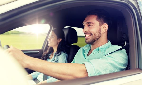 Driver and passenger in USA