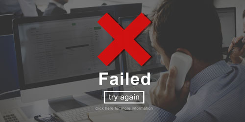 Failed sign