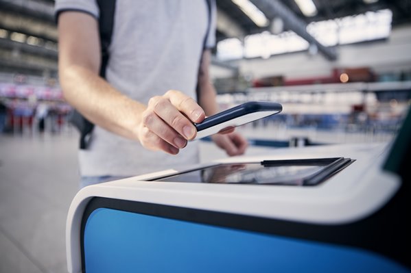Automatic check-in at airport