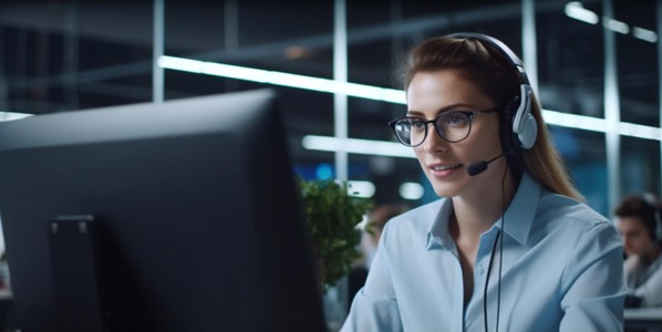 Customer support agent training session