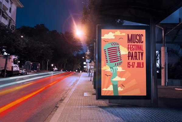Street billboard