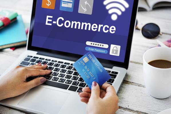 Online shopping with card