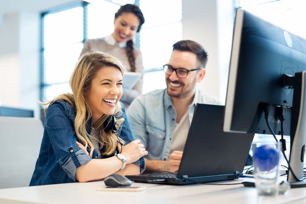 Happy employees