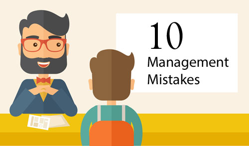 Management mistakes