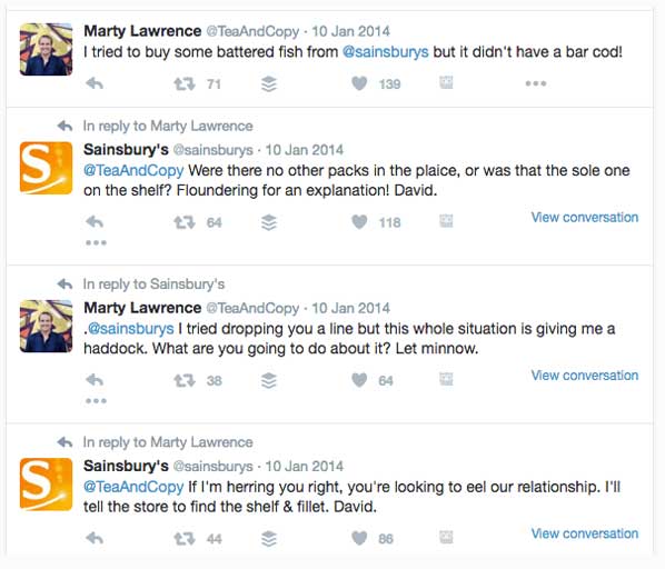 Sainsbury's Tweet