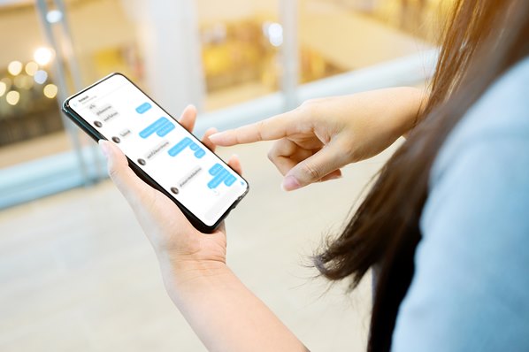 Mobile chatbot user