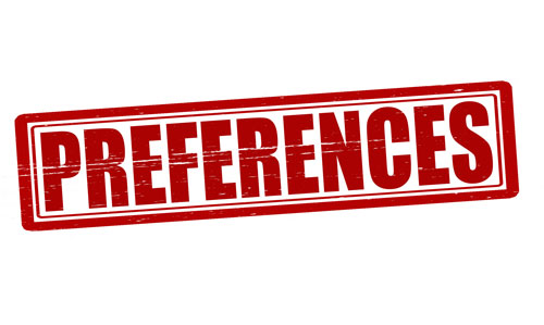 preferences