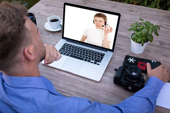 Remote agent on a call