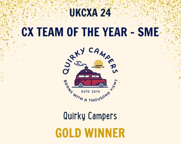 Quirky Ca,mpers CX Team of the Year Award