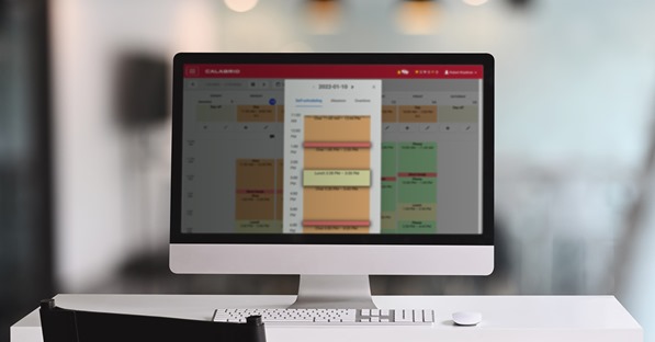 Self-scheduling software on laptop