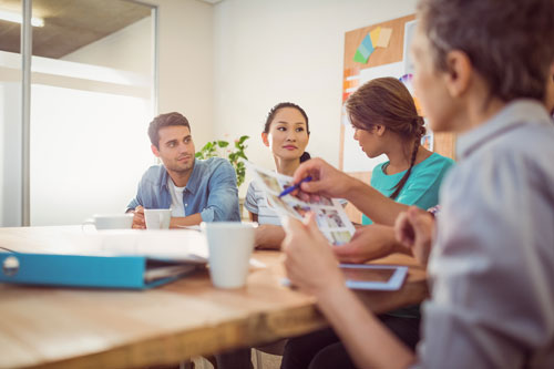 Internal customers meeting