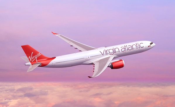 Virgin Atlantic aeroplane